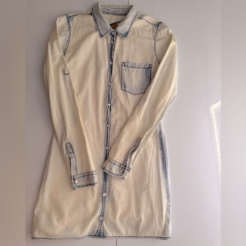 Denim Buffalo Shirt Dress